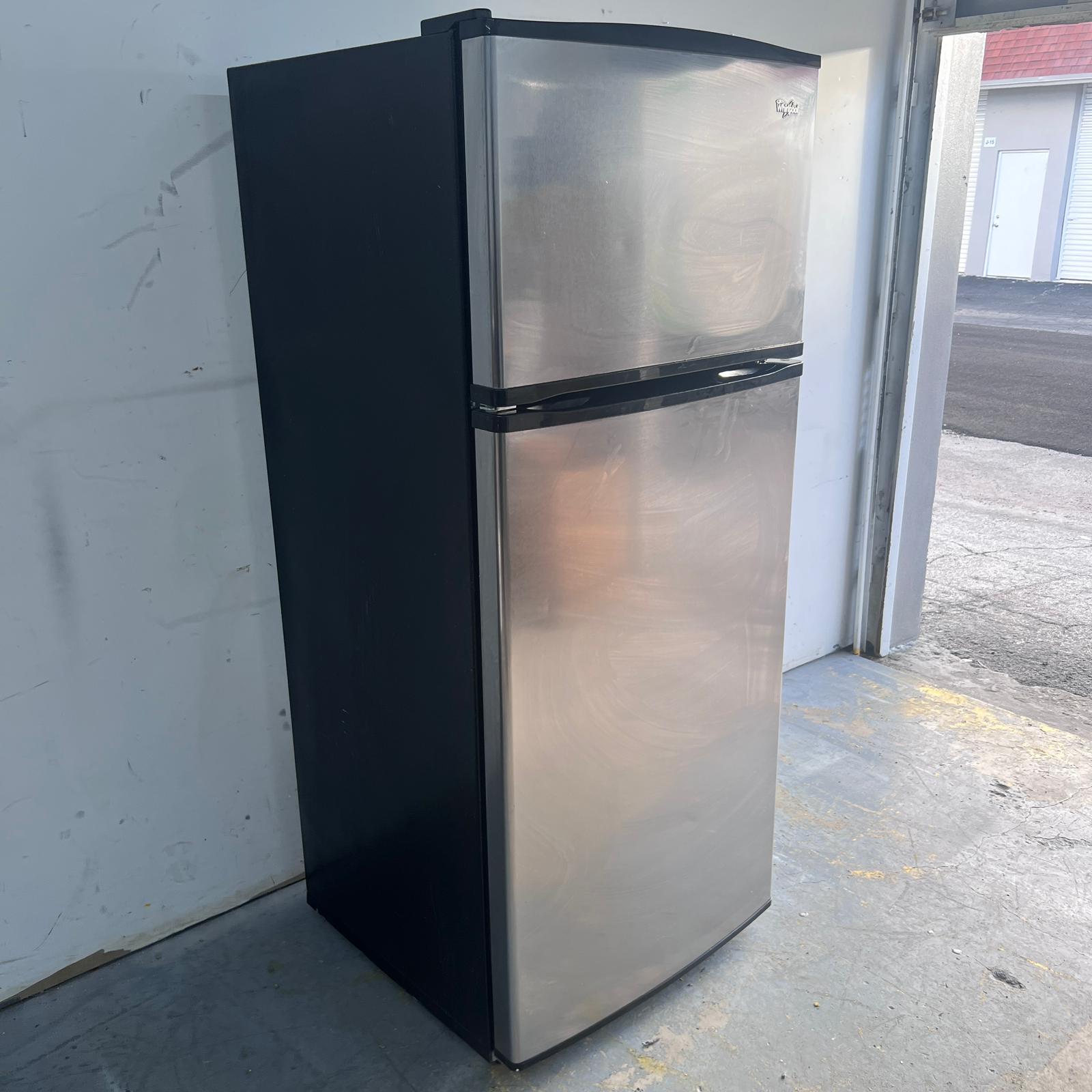 Whirlpool Stainless Steel Top and Bottom Refrigerator Whirlpool Stainless Steel Top and Bottom Refrigerator